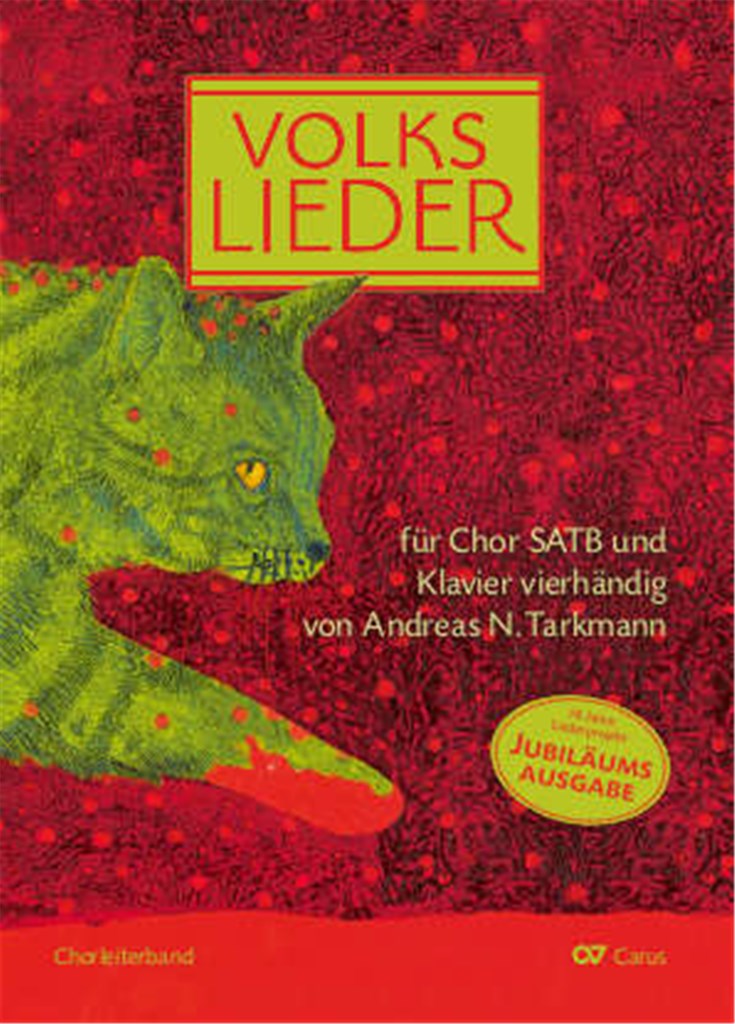 Choral collection Volkslieder for choir